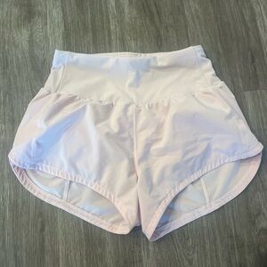 THE GYM PEOPLE | Women’s Running Athletic Shorts w/ Liner - XS Light Pink